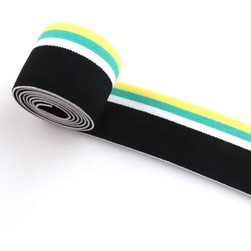 Elastic webbing ribbon Strap 38mm Soft Stretchy Tape Ribbon Stripe Elastic Band A skirt belt Garment accessories