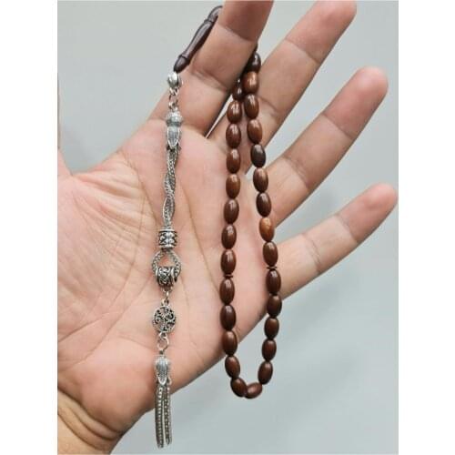 Islamic Tasbih Muslim Rosary Beads 33 Prayer Rosary For Men Bracelet For Men Accessory amber oltu amber stone Handmade Turkey