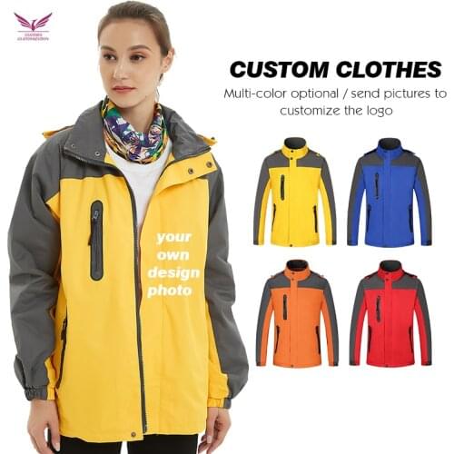 Custom Jacket Outdoor Sports Slim Custom Personal Group Custom Windproof Warm Solid Color Fashion Male Coat Outdoor Sportswear