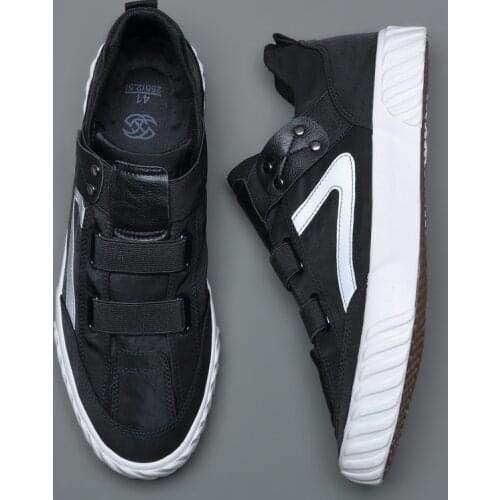 2021 New Spring Men Canvas Vulcanize Shoes Elastic Band Lazy Sneaker Loafers Breathable Mens Trend Joker Patchwork Laser Flats