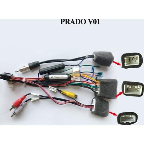 New Hot Special ARKRIGHT Harness Cable For Toyota PRADO Car Radio Android Device