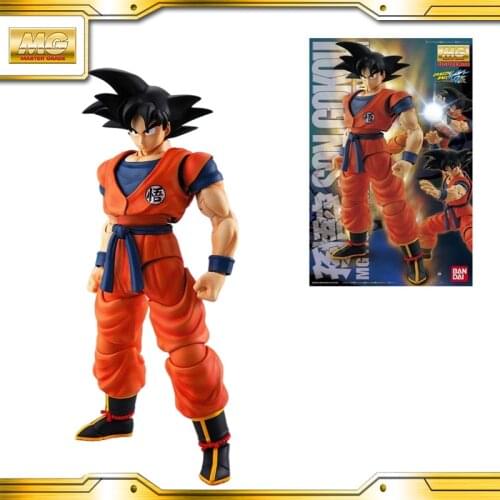 Original BANDAI Dragon Ball MG FIGURE-RISE 1/8 Son Goku Super Saiyan Assembled Action Figure Collection Anime Model Toy
