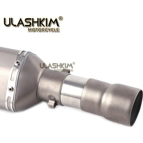 Motorcycle Exhaust Convertor Adapter Stainless Steel Motorcycle Exhaust Connector Motorbike Connecting Link Down Pipes
