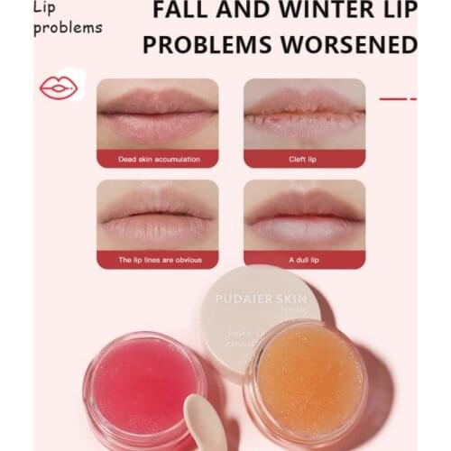 Remove Dead Skin Lip Scrub Lip Balm Makeup Anti Aging Exfoliating Full Lips Remove Dead Skin Nourishing Lips Care TSLM2