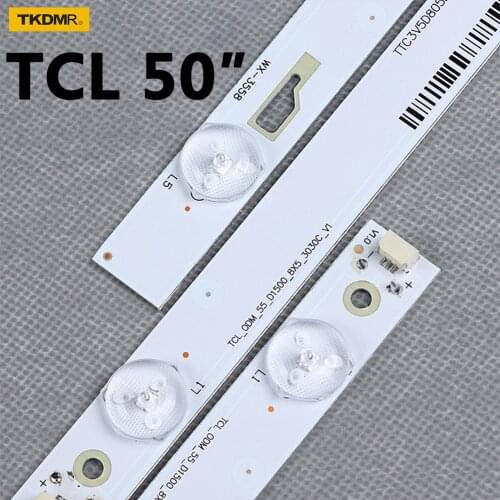 TKDMR LED Backlight strip 5 lamps-for TCL 50" TV Strip T0T-32F3800A YHF-4C-LB3205-YHEX1 YHA-4C-LB3205-YHEX1 040815-RG7X