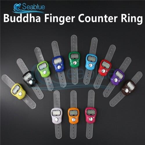 1PC New Portable Electronic Digital Counter LCD Digital Display Tally Counter Stitch Marker For Buddhism Mountaineering Sports