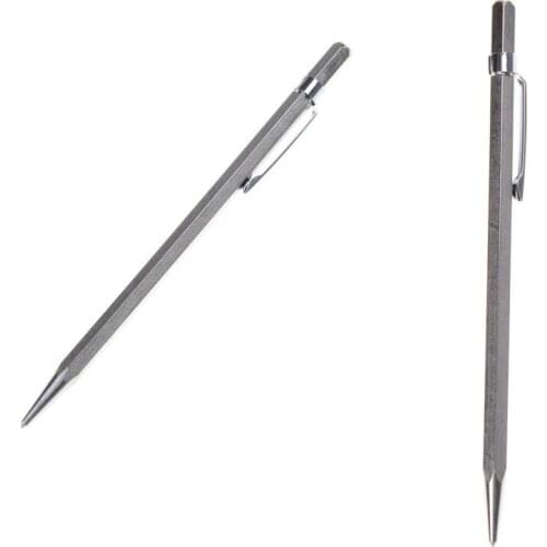 1PCTungsten Steel Tip Scriber Marking Etching Pen Marking Tools for Ceramics Glass Shell Metal Scribe Tools Lettering Hand Tools