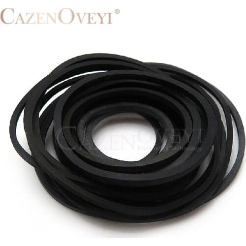 1pack Mix Cassette Tape Replacement Rubber CD DVD Cassette Tape Recorder Turntable Strap Belt For CD-ROM Video Machines 1*1mm