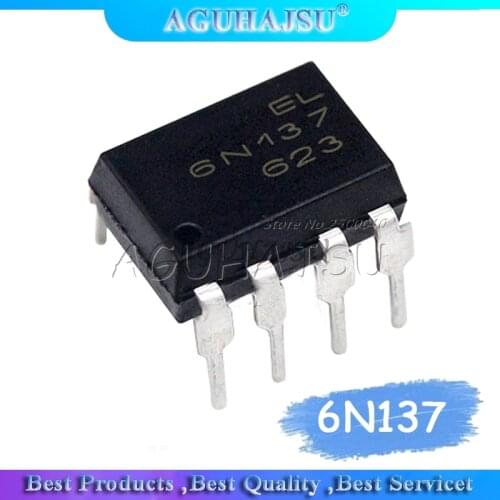10PCS 6N137 DIP8 6N137 DIP DIP-8 new and original IC