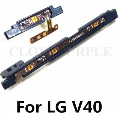 10pcs/lot Power On off Volume Side Button Flex Cable for LG V40 ThinQ V405QA7 V405