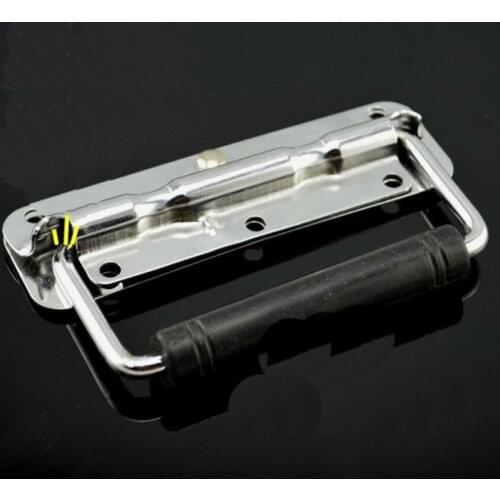 100/111/122/137mm iron handle folding spring for Toolbox suitcases Equipment cabinet pull drawer knobs hardware accessories