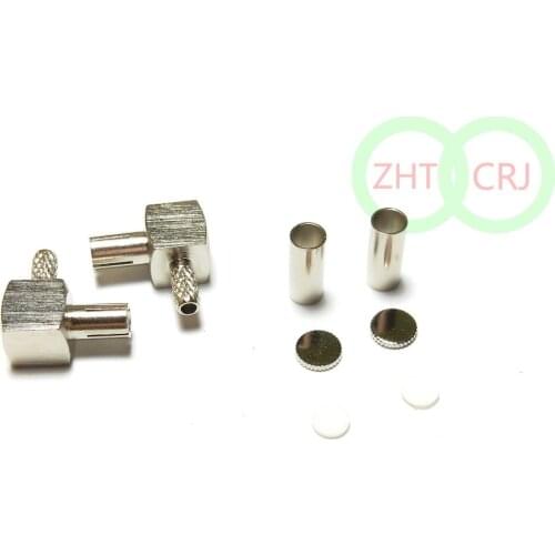 1000pcs TS9 Male Plug Right Angle Crimp RG174 RG316 LMR100 RF Connectors