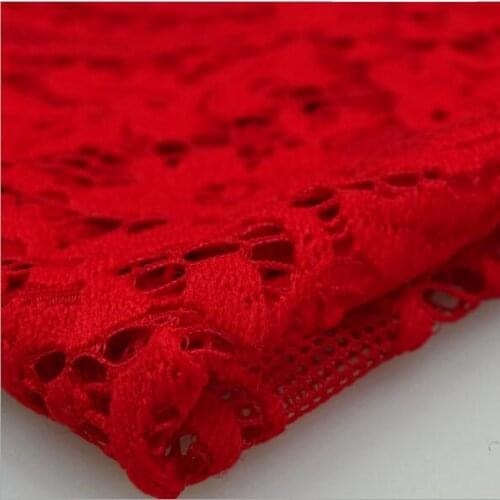 2yards/lot Nylon stretch lace fabric for dress sewing Options Wedding Dress Gown,stretch knit lace fabric