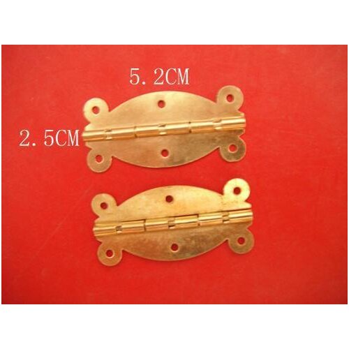 60pcs/lot 25*52mm Hingels Packing Box Accessories Craft Box Parts Wooden Case Hinges Butterfly Lace Hinges
