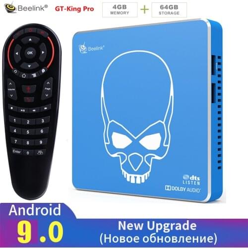 Beelink GT KING PRO Andriod 9.0 S922X-H Quad-core Smart TV box 4G+64G ROM WIFI6 USB 3.0 Blutooth4.1 HDMI tv box player