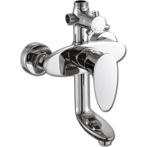 Free shipping Newly bathroom shower faucet with polished chrome bath faucet and single handle bathroom shower mixer tap