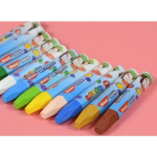 Color Oil Pastels Color Painting Sticks Color Crayon Color Pencil Paiting Pencil 24Colors Children Gifts School Crayon 1211-24