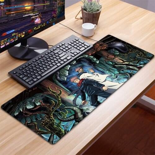 Jujutsu Kaisen Mouse pad Yuji Itadori Props Table mat Game Large Mouse Pad Keyboards Mat PC Computer Gaming Mousepad Desk Mat