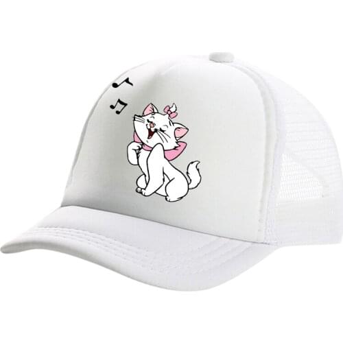 Summer Unisex Men The Aristocats Baseball Caps Women Breathable Mesh Snapback Hats Casual sport Hats Cap