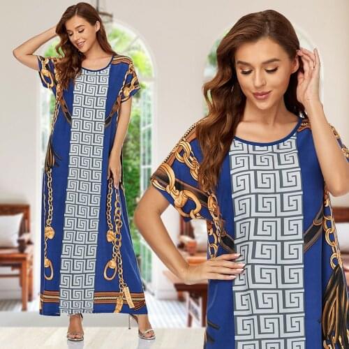 Summer Abaya Dresses Dubai Muslim Luxury African Ramadan Kaftan Islam Clothing For Women Long Sleeves Abaya Skirts Ladies PW181