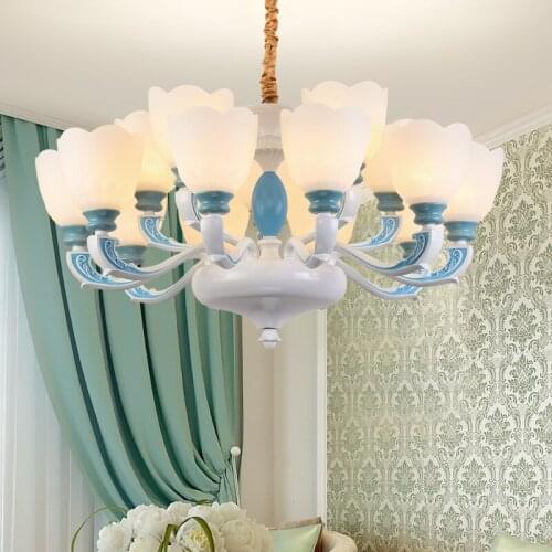 Nordic Chandelier Living Room Lights Jane European Restaurant Chandelier Luxury Bedroom Lights Modern White Chandeliers