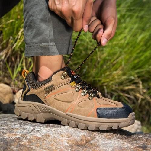 Sneakers Mens Hiking Shoes Men Outdoor Big Size 47 Trekking Shoes Waterproof Tourism Camping Sports Hunting Shoes Leather Boots