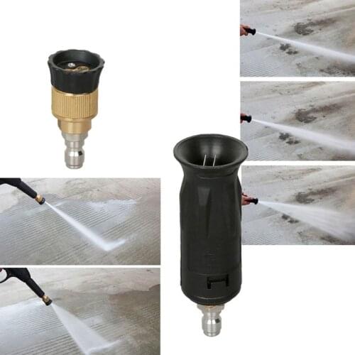 Adjustable High Pressure Washer Nozzle Tips Variable Spray Pattern 1/4inch Quick Connect Plug 3000 PSI Brass Car Washing Parts
