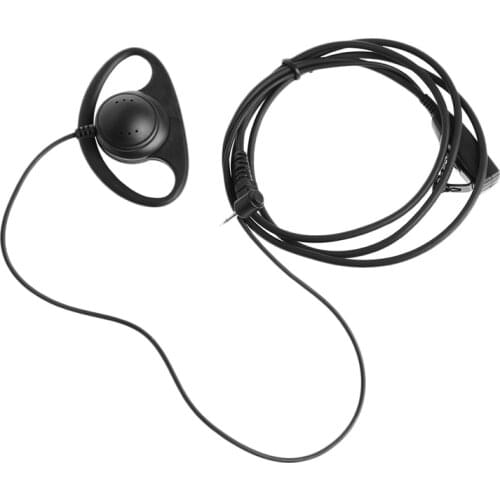 New D-Type Earpiece Headset PTT Mic For Motorola Talkabout Walkie Talkie 2.5mm 1-Pin