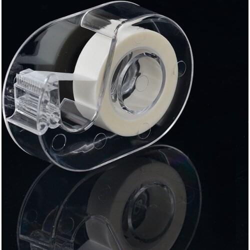 Transparent Tape Cutter Tape Split Adhesive Tape Holder Tabletop Roll Tape Dispenser Eyelash Extension Under Eyelash Pad Cutter