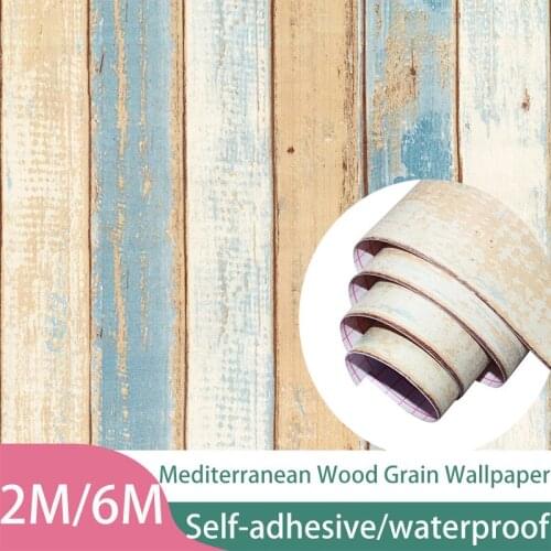 Wood Grain Peel And Stick Wallpaper Wood Texture Removable Self Adhesive Wallpaper Contact Paper For Kitchen Cupboard Door