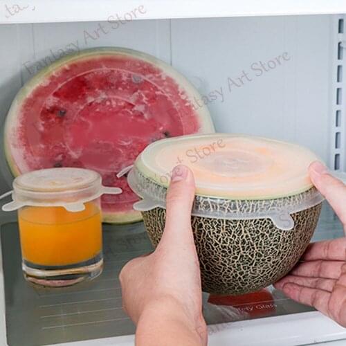 Silicone Pot Lid, Fresh-keeping Lid, Food Microwave Oven Lid, Bowl Pot Elastic Lid, Suitable for Kitchen Dish Lid, Kitchen