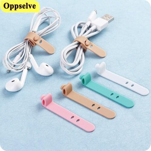 Cable Winder Line Storage Clip for Cord Management Portable Earphone Data Cable Storage Organizer Universal Headphone Wire Clip