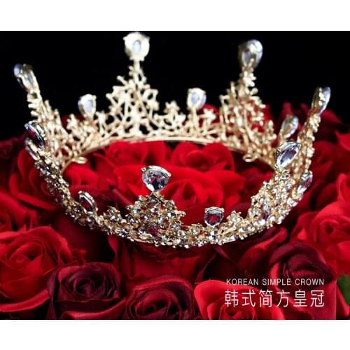 High-grade Alloy Pearl Crown Cake Decoration Ornaments Birthday Accessories Rose Flower Bouquet Small Crown Ornaments