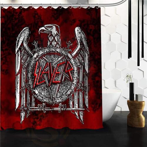 Custom New Slayer Metal Band #22 Custom Shower Curtain 36x72 48x72 60x72 inch Drop Shipping