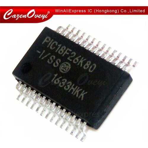 10pcs/lot PIC18F26K80-I/SS PIC18F26K80-E/SS PIC18F26K80 SSOP-28 In Stock