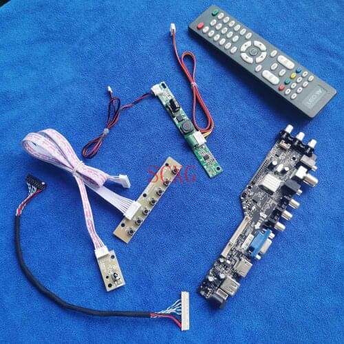 30-Pin LVDS Display controller board LED LCD Signal Digital AV VGA USB HDMI-compatible KIT Fit LTM270HL03/LTM270HL04 1920*1080