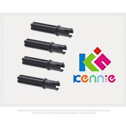 300pcs/lot Kennie DIY MOC Building Block Compatible Technology Accessoriespin NO.18651 1x3 Cross Shafts With Short Tie 2L Axle