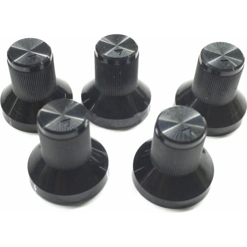5PCS 15*15mm Plastic Potentiometer Knob Cap Volume Control Knob Hat Rotation Switch Hole 6mm Knob 15*15*8.3mm