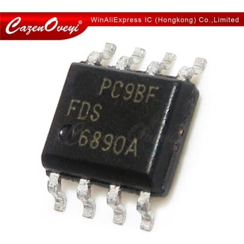 5pcs/lot FDS6890A FDS6890 SOP-8 In Stock