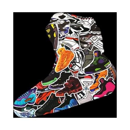 Aj shoes kanye mag jordan fashion decorate sticker Trunk use car use usa paster Skate 36 in