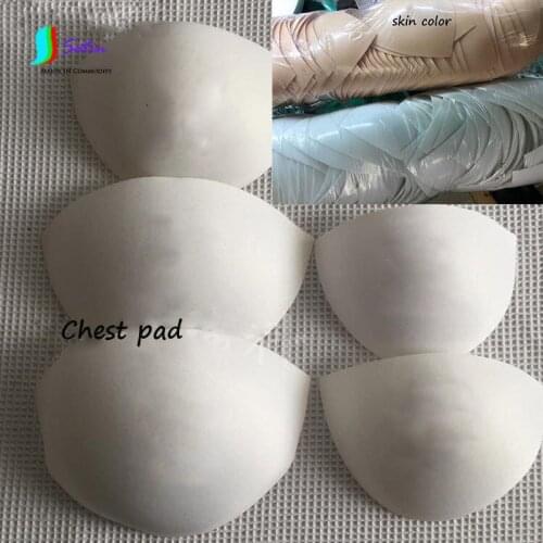 White,Black,Skin Color Semi-circular Chest Bra Pad,Bra DIY Accessory Insert Pad S0037L