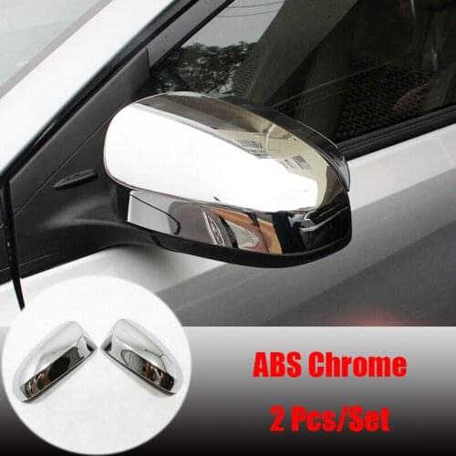 For Citroen C1 2014 2015 2016 2017 2018 ABS Side Door Rear View Mirror Cover Trim Shell Cap Chrome exterior Styling accessories