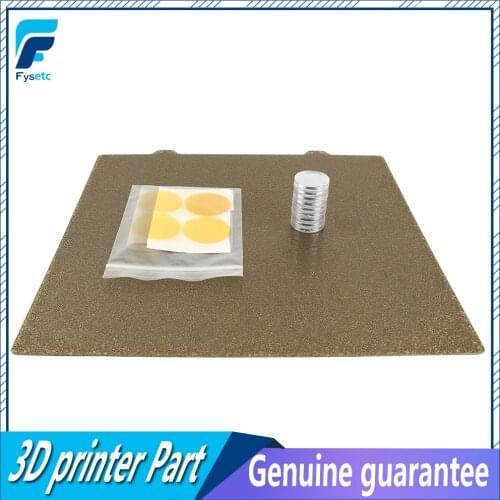 300x300mm Double Sided Textured PEI Spring Steel Sheet + Magnet Being Magnetic Hot Bed Plate For CR-10S CR10S Lulzbot