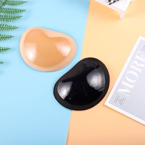 Breathable Removeable Breast Pads Reusable for Women 1Pair Sticky Bra Silicone Invisible Chest Stickers Bra Silicone Nipple Pad