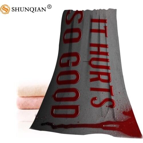 Hot Custom True Blood Towel Printed Cotton Face/Bath Towels Microfiber Fabric For Kids Men Women Shower Towels A7.24-1