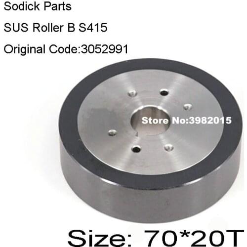 Sodick Parts Ceramic Roller S415 SUS B OD70 * T20 Original Code 3052991 for Low Speed Machine