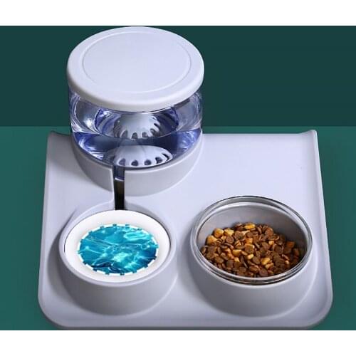 Water Bowl for Dogs Feeder Cats Food Feeder Automatic Water Continuation Drinking Bowl for Dogs Waterer Bowl Dog Accessories