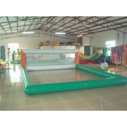 Inflatable amusement water football field water sport toys color and size