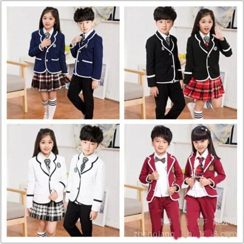 2019 new fashion boy / girl costume chorus costumes dance performance clothing nursery school uniforms College Set A 530