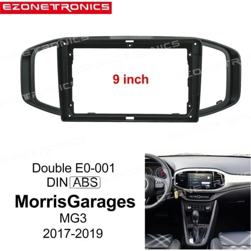 2Din Car DVD Frame Audio Fitting Adaptor Dash Trim Kits Facia Panel 9inch For Morris Garages MG3 2017-2019 Radio Player